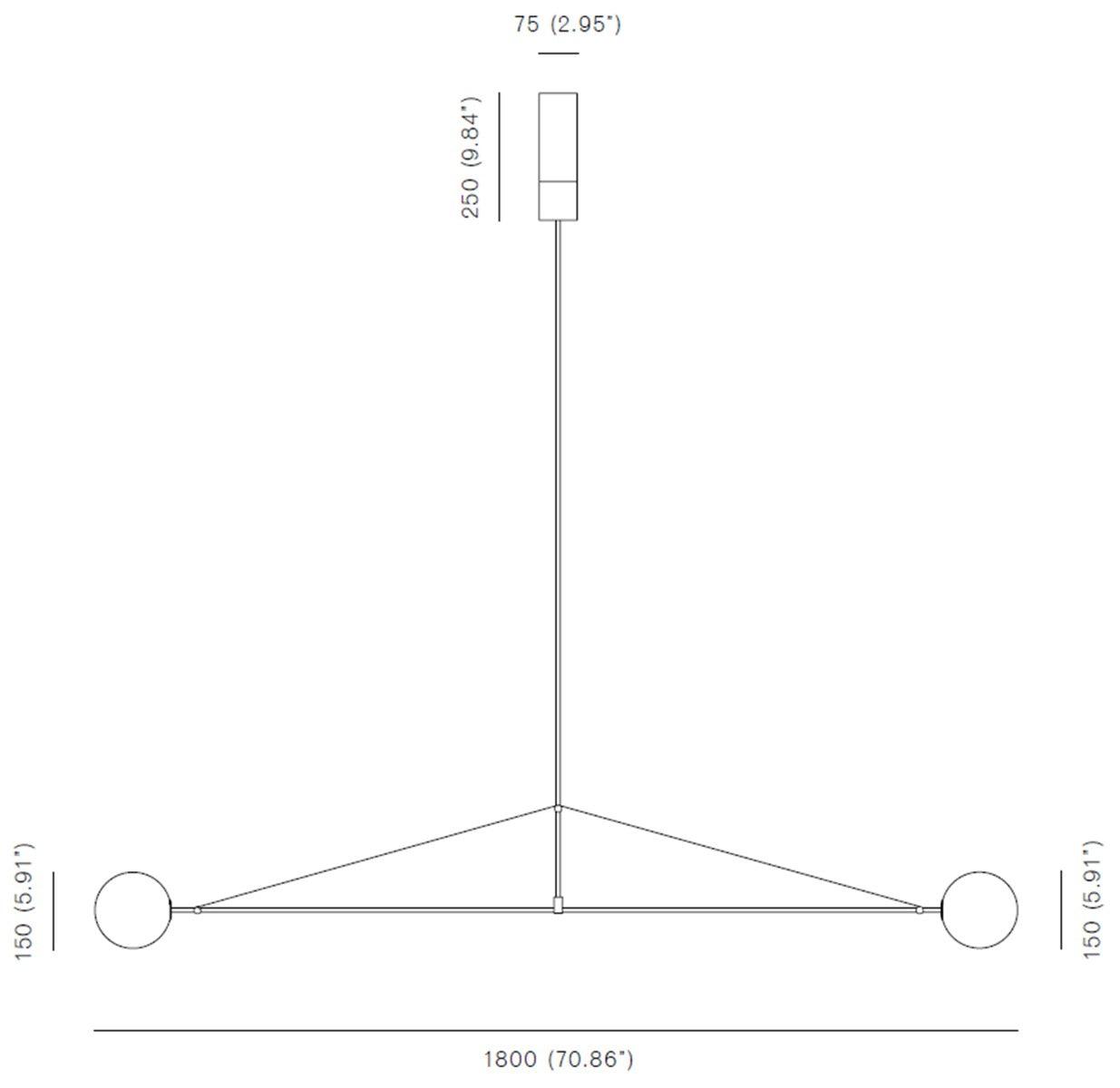 Michael Anastassiades - Michael Anastassiades Mobile Chandelier 2 Hängeleuchte - Hängeleuchten - Sarto Group