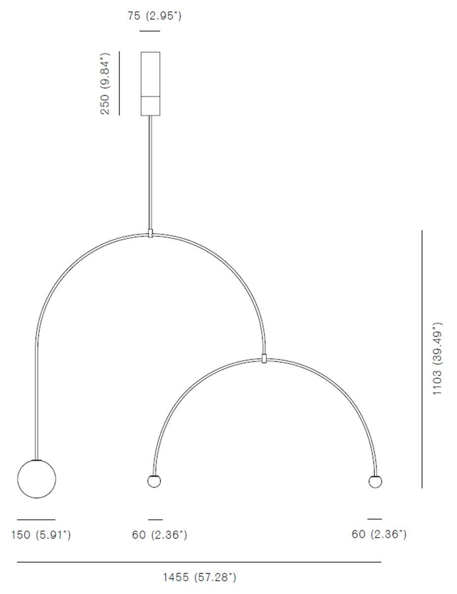 Michael Anastassiades - Michael Anastassiades Mobile Chandelier 9 Hängeleuchte - Hängeleuchten - Sarto Group