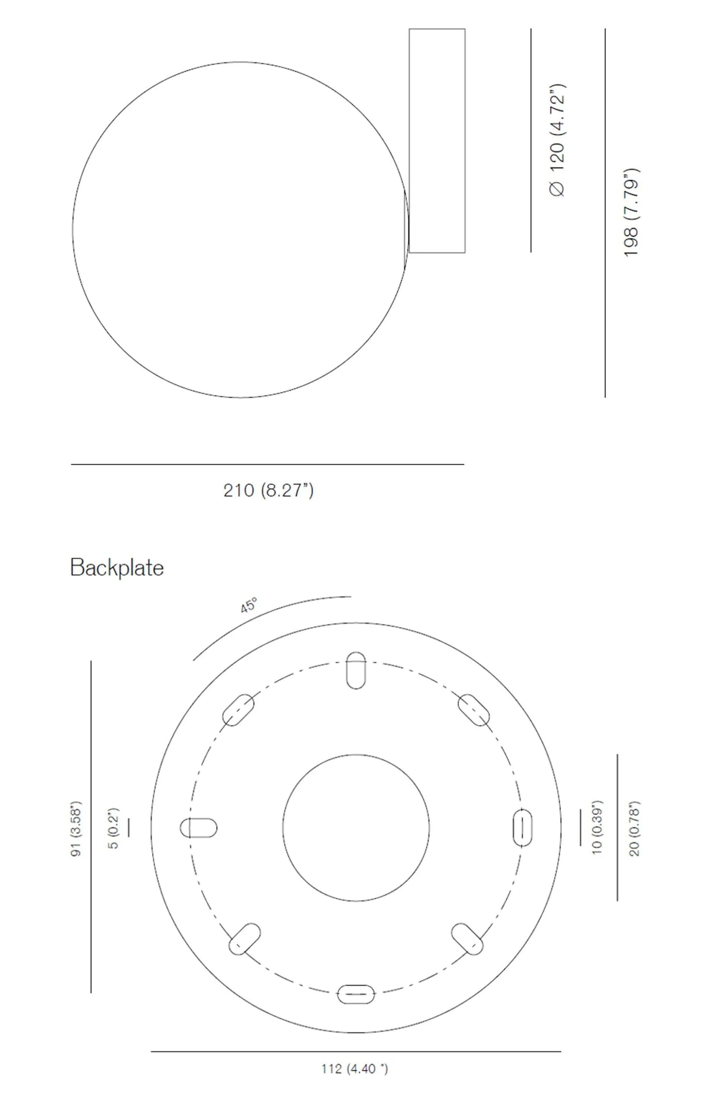 Michael Anastassiades - Michael Anastassiades Tip Of The Tongue Wandleuchte - Wandleuchten - Sarto Group
