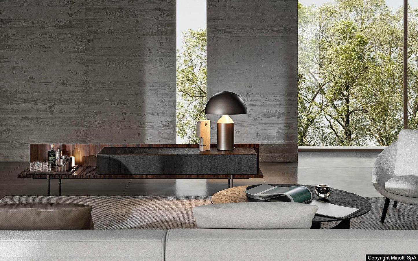 Minotti - Superquadra Sideboard - Sideboards - Sarto Group