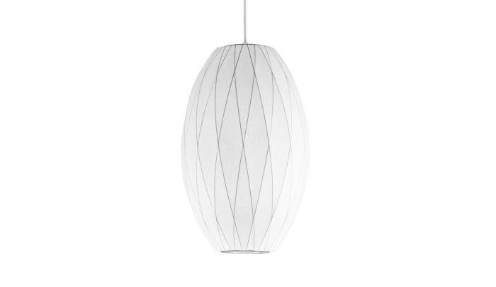 Hay - George Nelson Bubble Lamp Cigar Criss Cross Medium - Hängeleuchten - Sarto Group