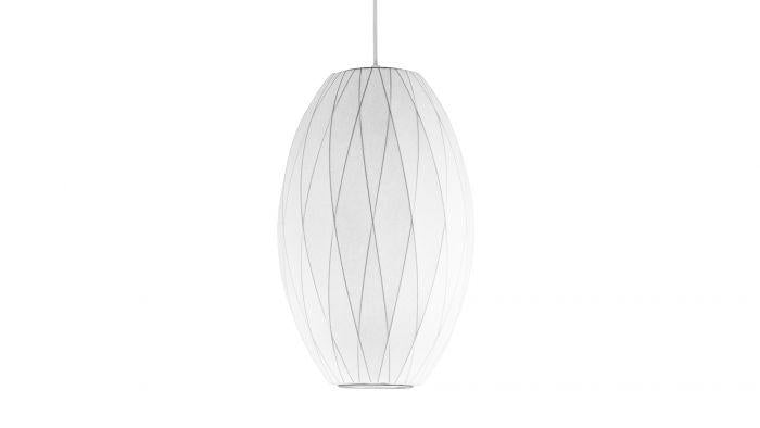 Hay - George Nelson Bubble Lamp Cigar Criss Cross Medium - sarto Tailored Interiors Group