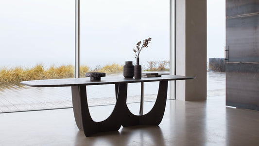 More - MORE Cala Tisch Barrel Shape | Eiche Wengefarben 2 - sarto Group