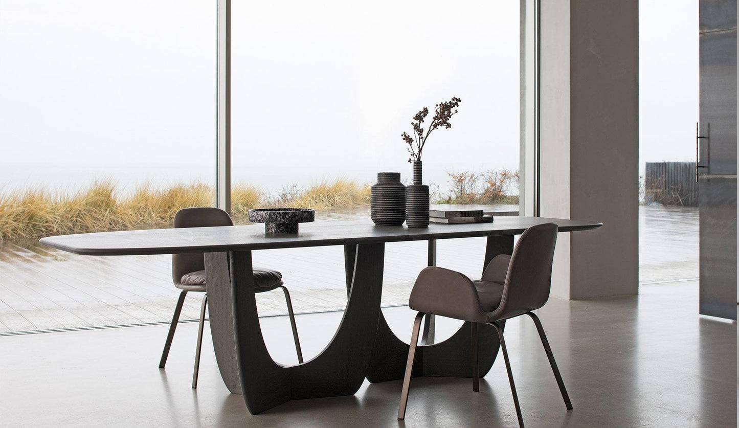 More - MORE Cala Tisch Barrel Shape | Eiche Wengefarben 2 - Esstische - Sarto Group