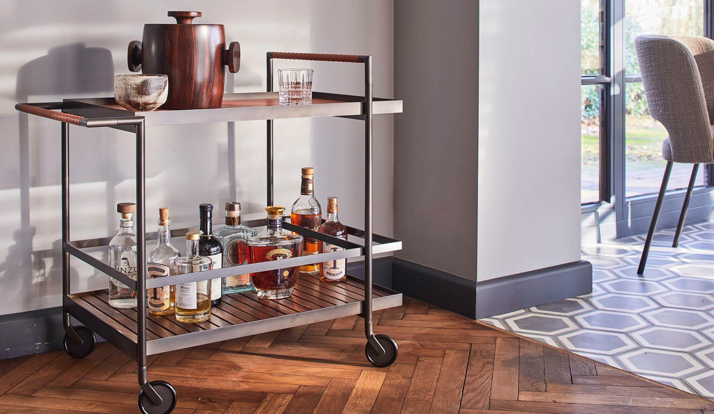 More - MORE HARRI Barwagen | Leder Cognac - Barwagen - Sarto Group