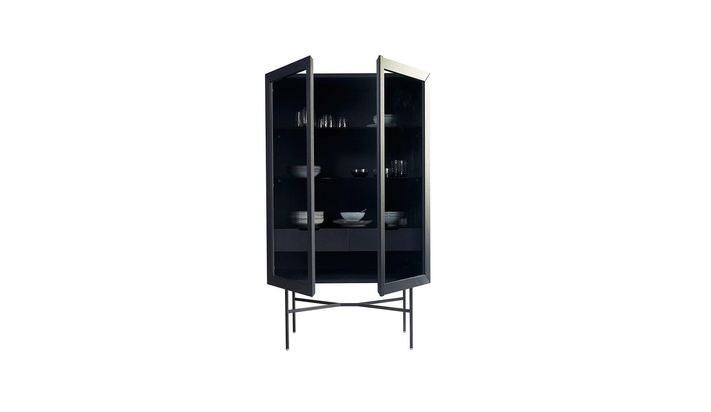 More - MORE HARRI Vitrine | Eiche wengefarben mattlackiert - Vitrinen - Sarto Group