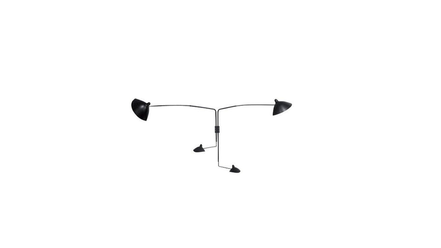 Serge Mouille - Serge Mouille Applique 4 bras pivotants Wandleuchte - Wandleuchten - Sarto Group