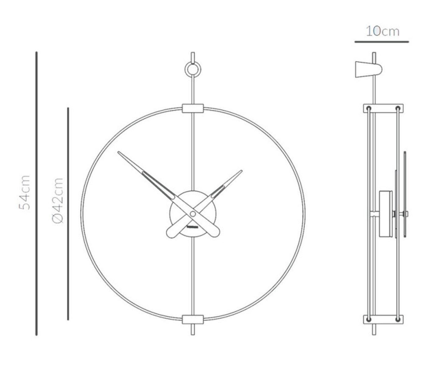 Nomon - Nomon Micro Barcelona Wanduhr Gold - Wanduhren - Sarto Group