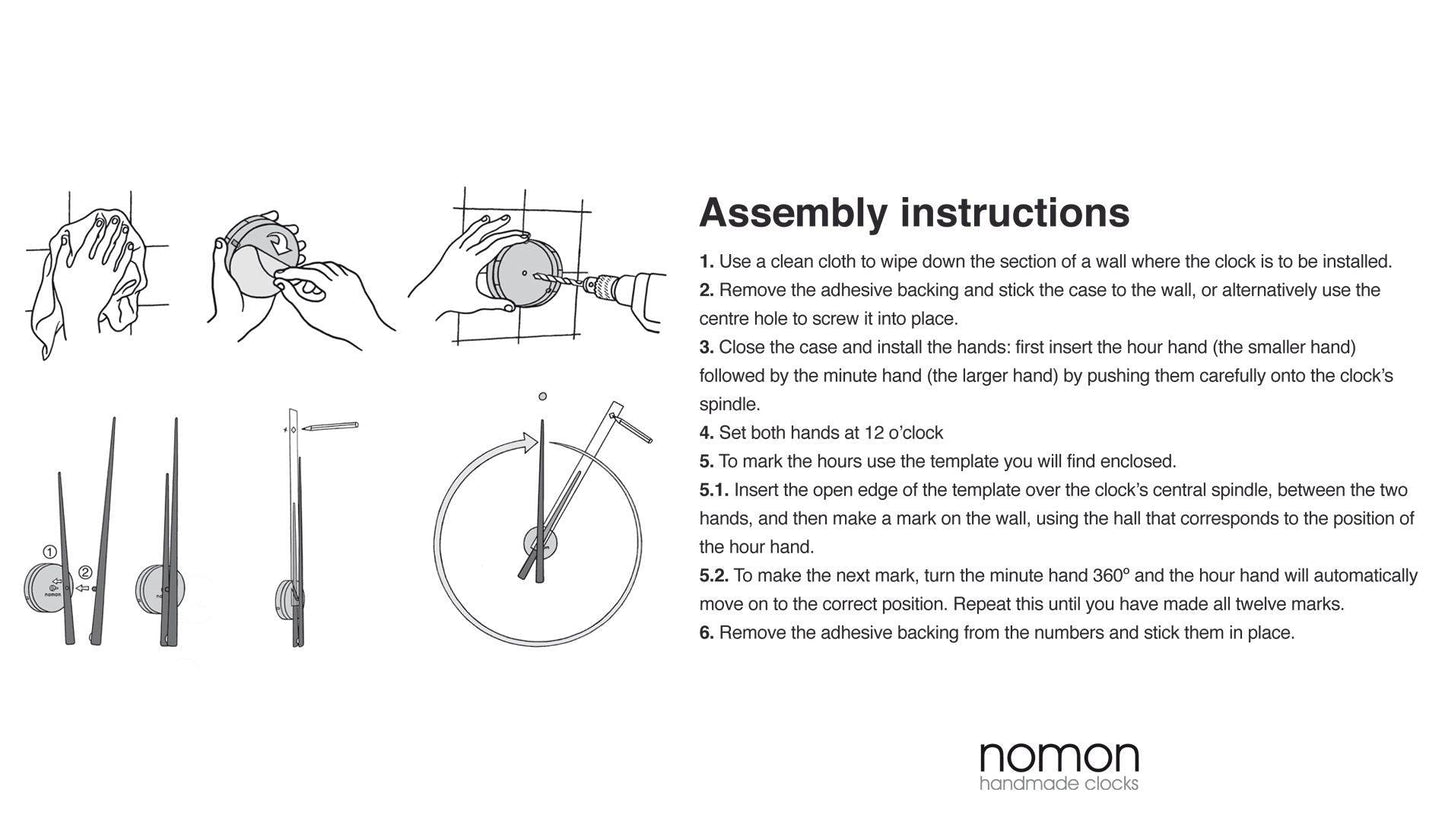 Nomon - Nomon Tacón Wanduhr - Wanduhren - Sarto Group