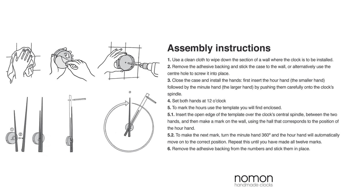Nomon - Nomon Rodón Wanduhr - sarto Tailored Interiors Group
