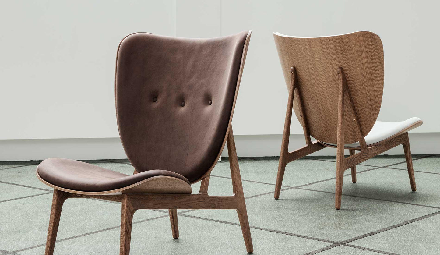 NORR11 - NORR11 Elephant Lounge Sessel | Eiche dunkel geräuchert - Sessel - Sarto Group