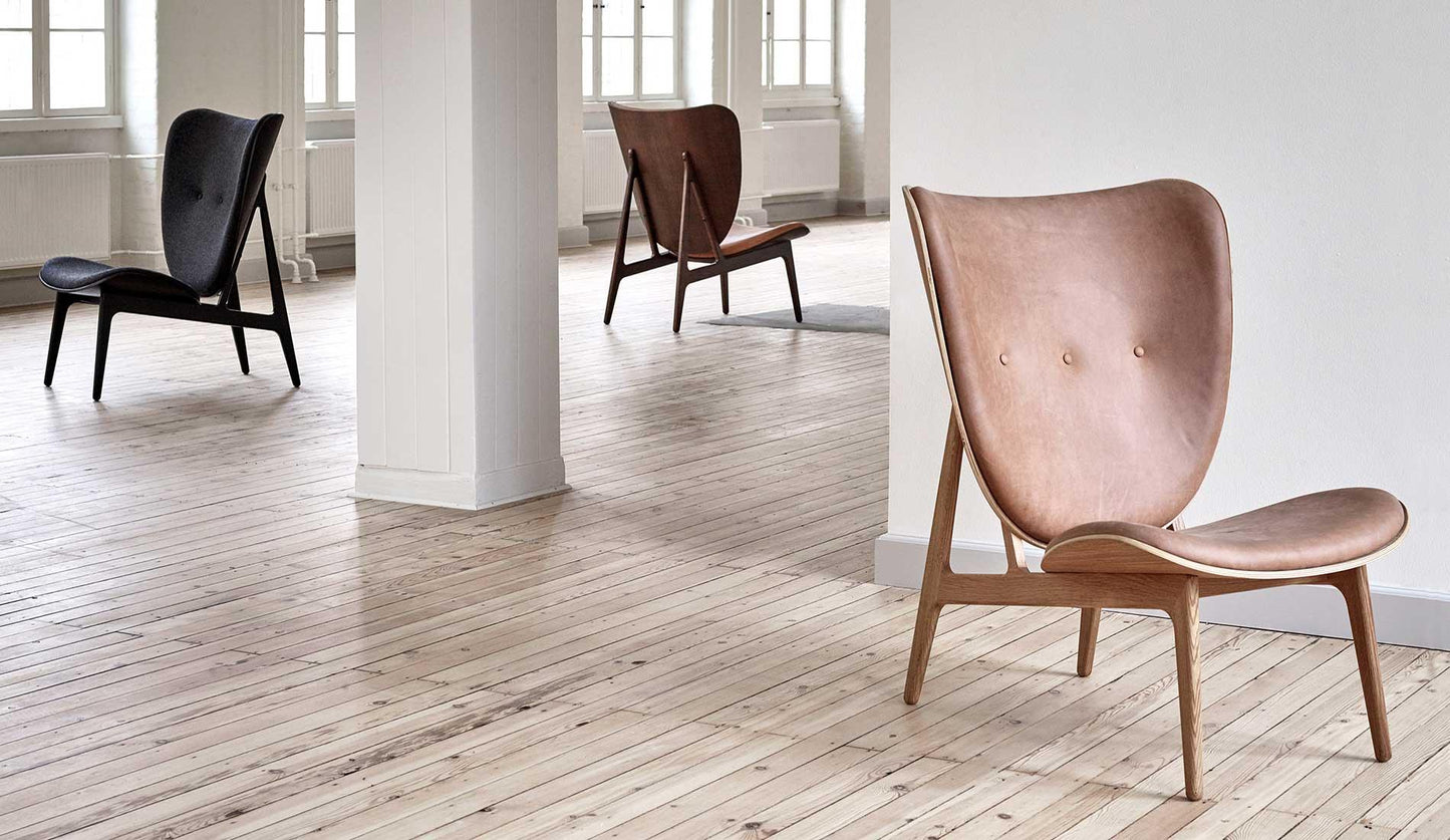 NORR11 - NORR11 Elephant Lounge Sessel | Eiche dunkel geräuchert - Sessel - Sarto Group