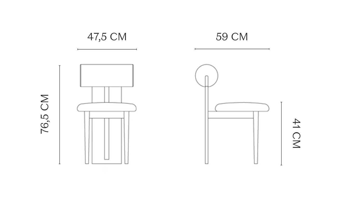 NORR11 - NORR11 Hippo Stuhl | Eiche Natur - Stühle - Sarto Group
