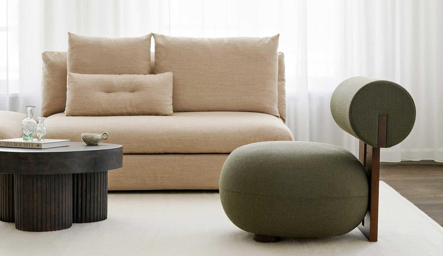 NORR11 - NORR11 Hippo Lounge Sessel | Eiche Natur - Sessel - Sarto Group