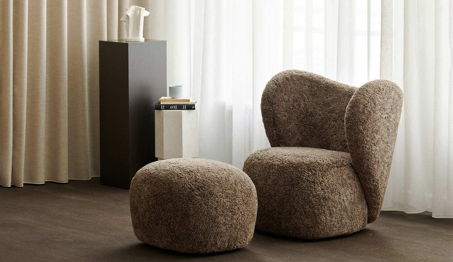 NORR11 - NORR11 Little Big Pouf | Schaffell - Poufs - Sarto Group