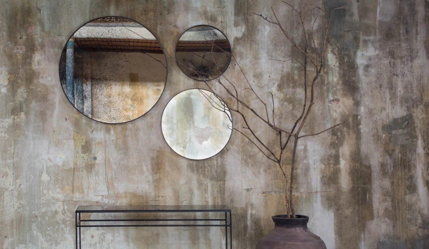 Ethnicraft - Ethnicraft Bronze Spiegel | Rund - Spiegel - Sarto Group