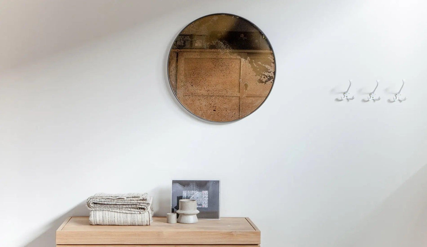 Ethnicraft - Ethnicraft Bronze Spiegel | Rund - Spiegel - Sarto Group