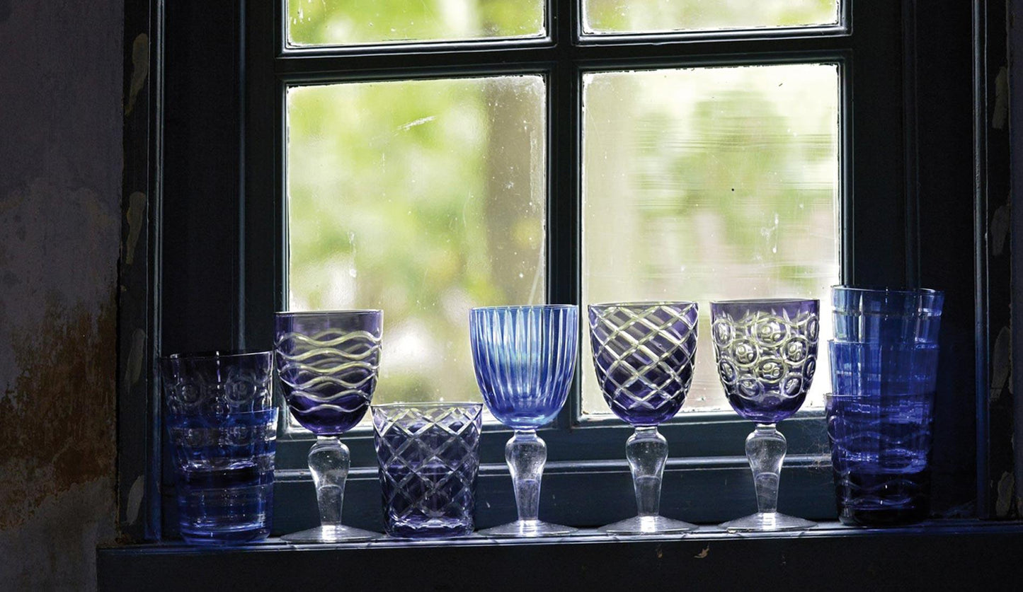 Polspotten - Polspotten Cobalt Mix Weingläser | 6er-Set - Stielgläser - Sarto Group