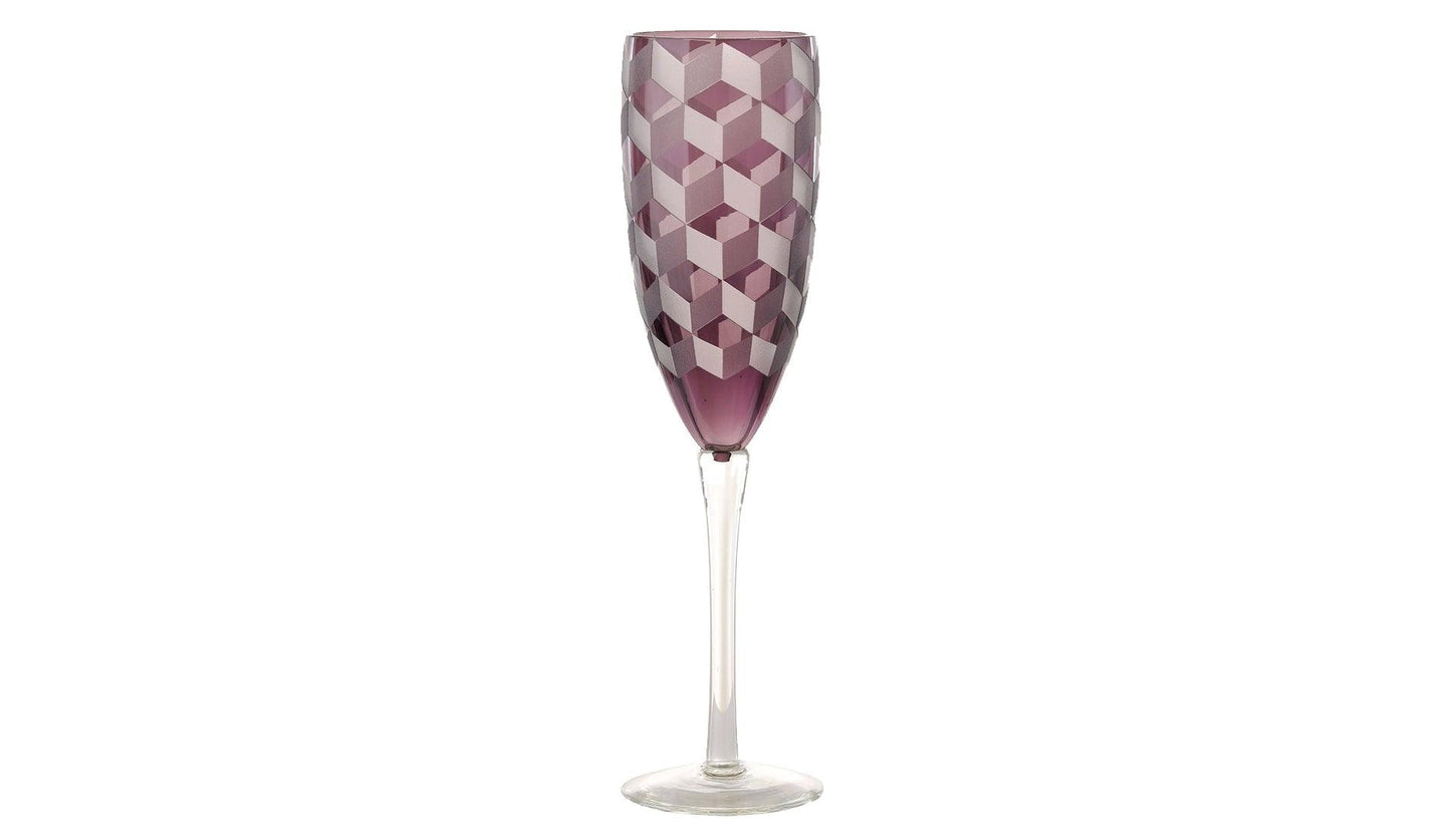 Polspotten - Polspotten Blocks Champagnergläser | 6er Set - Stielgläser - Sarto Group