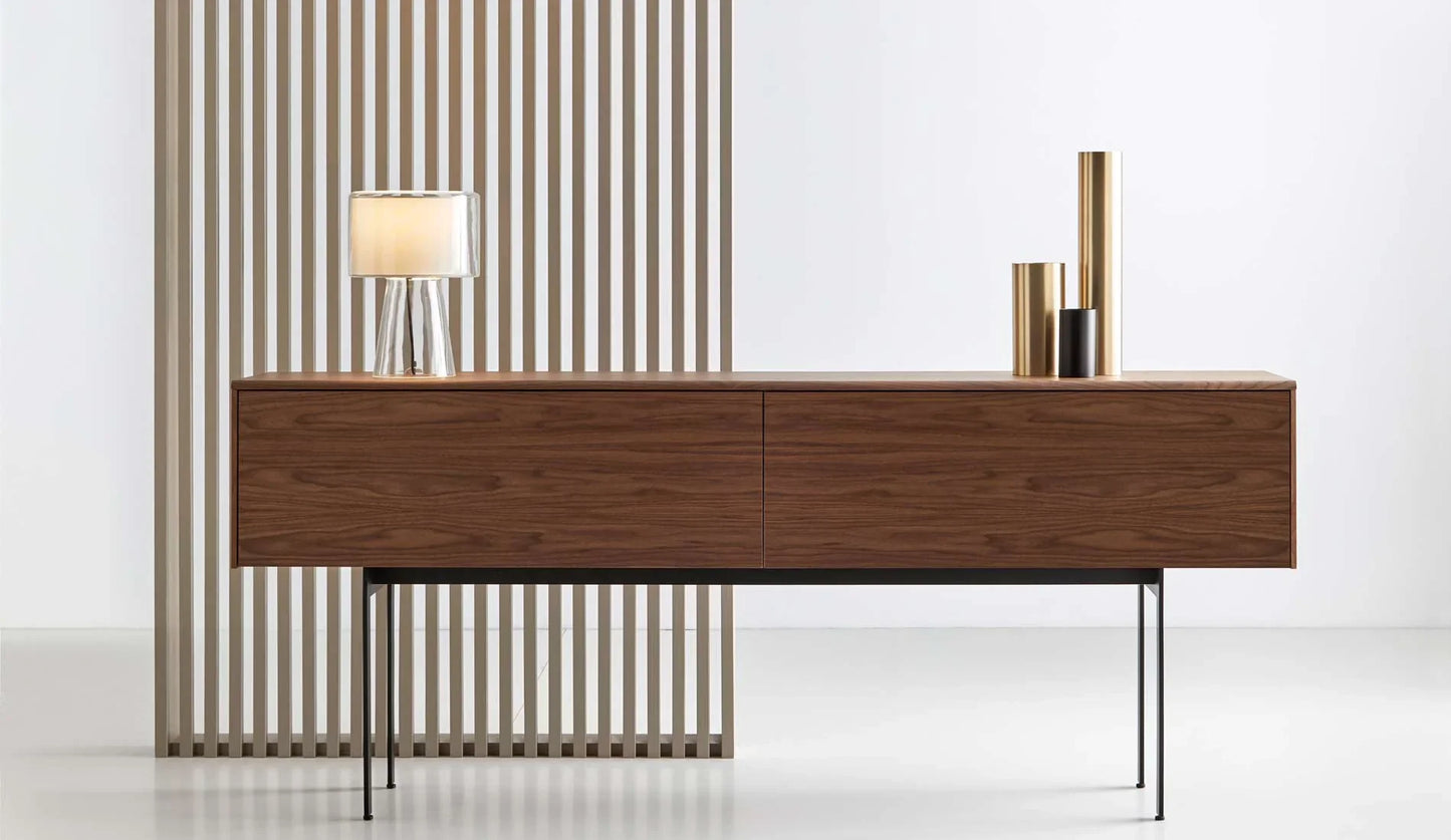 Punt - Punt Malmö MLM412 Sideboard | Nussbaum + Top Bronze - Sideboards - Sarto Group