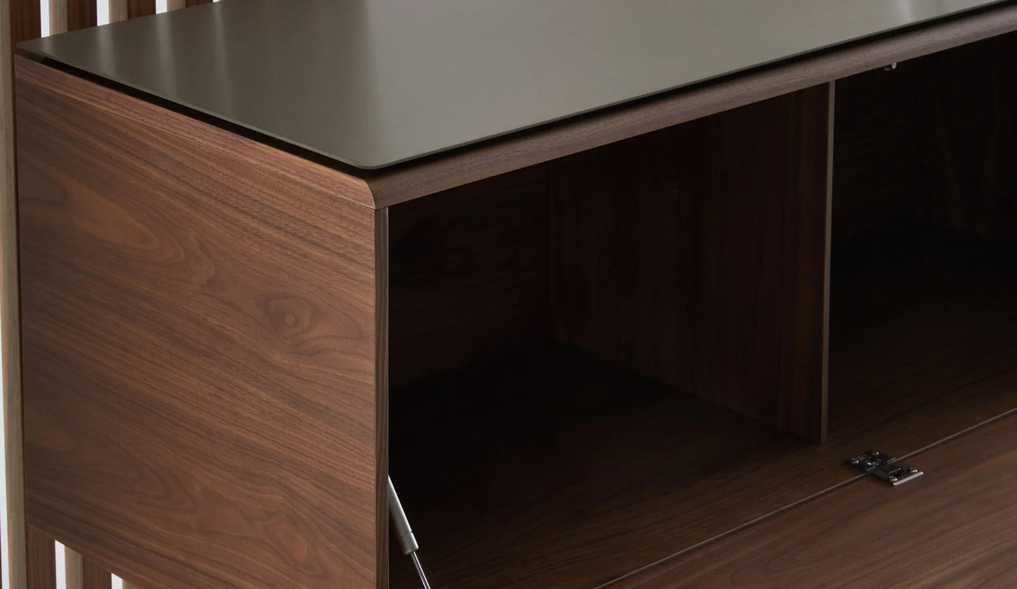 Punt - Punt Malmö MLM412 Sideboard | Nussbaum + Top Bronze - Sideboards - Sarto Group