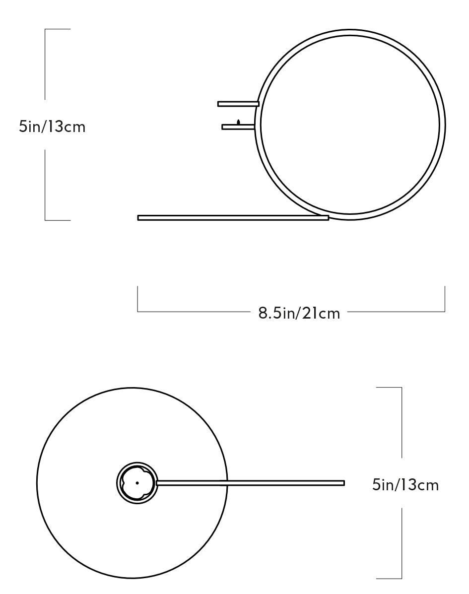 Roll & Hill - Roll & Hill Bugia Kerzenhalter - Kerzenhalter - Sarto Group