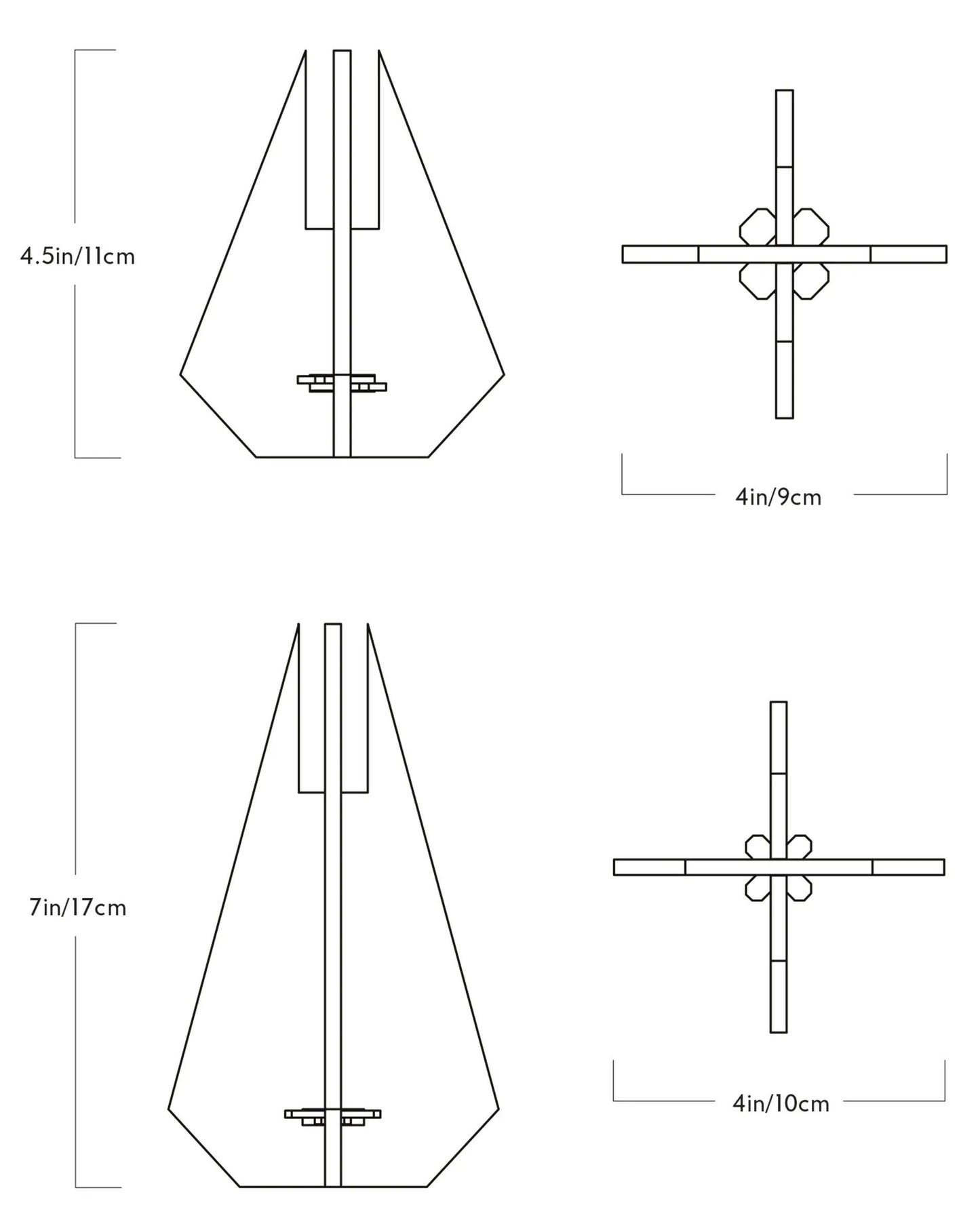 Roll & Hill - Roll & Hill Cross Kerzenhalter - Kerzenhalter - Sarto Group