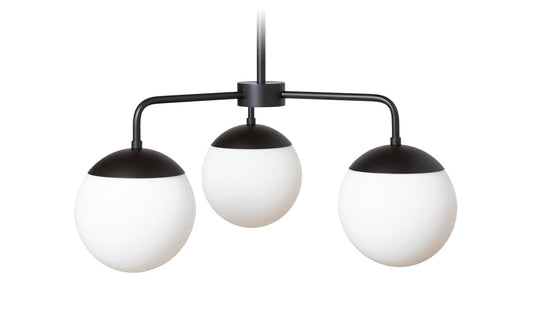 Rubn - Rubn Lord 3 Kronleuchter | Schwarz + Opal - Kronleuchter - Sarto Group