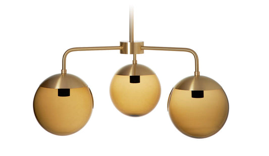 Rubn - Rubn Lord 3 Kronleuchter | Messing + Braun - Kronleuchter - Sarto Group