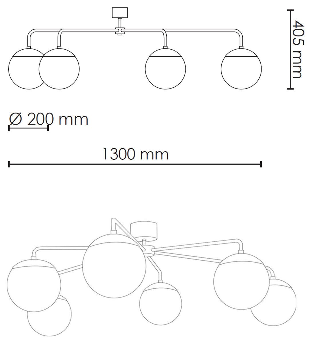 Rubn - Rubn Lord Asymmetric Deckenleuchte - Deckenleuchten - Sarto Group