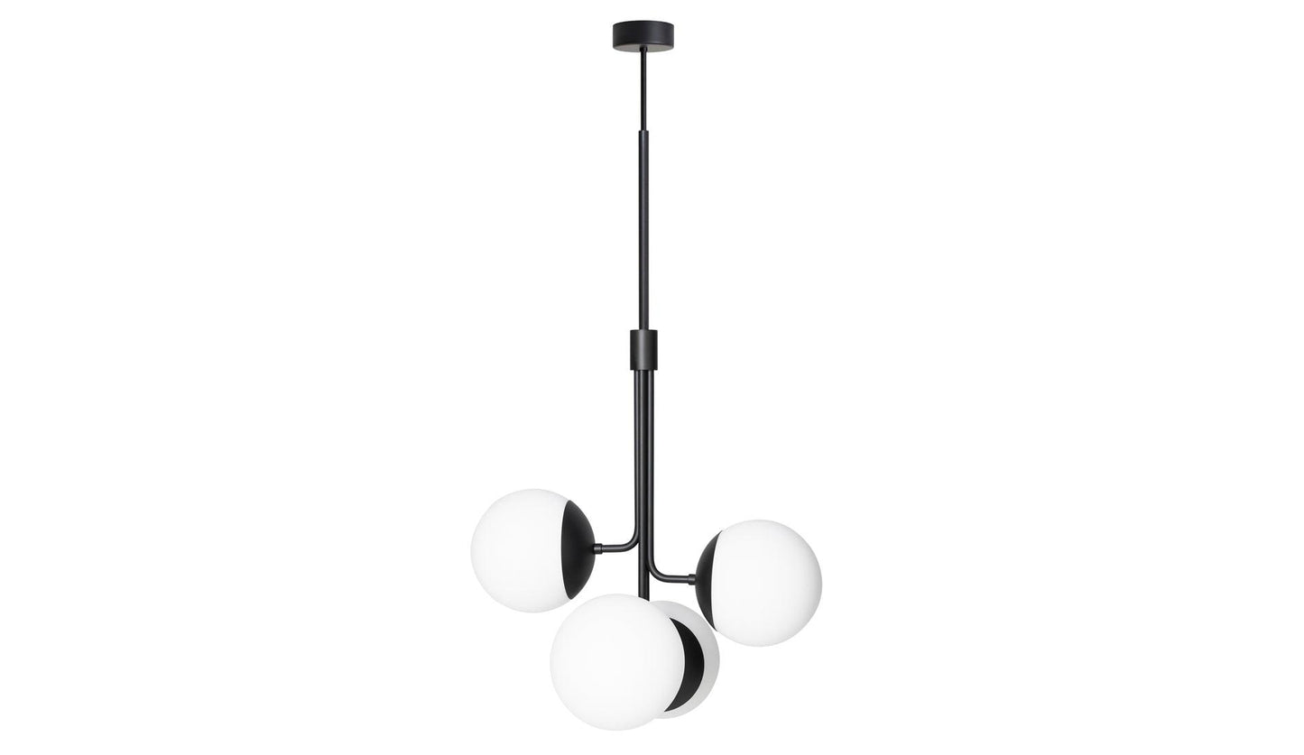 Rubn - Rubn Lord Bouquet Kronleuchter | Schwarz + Opal - Kronleuchter - Sarto Group