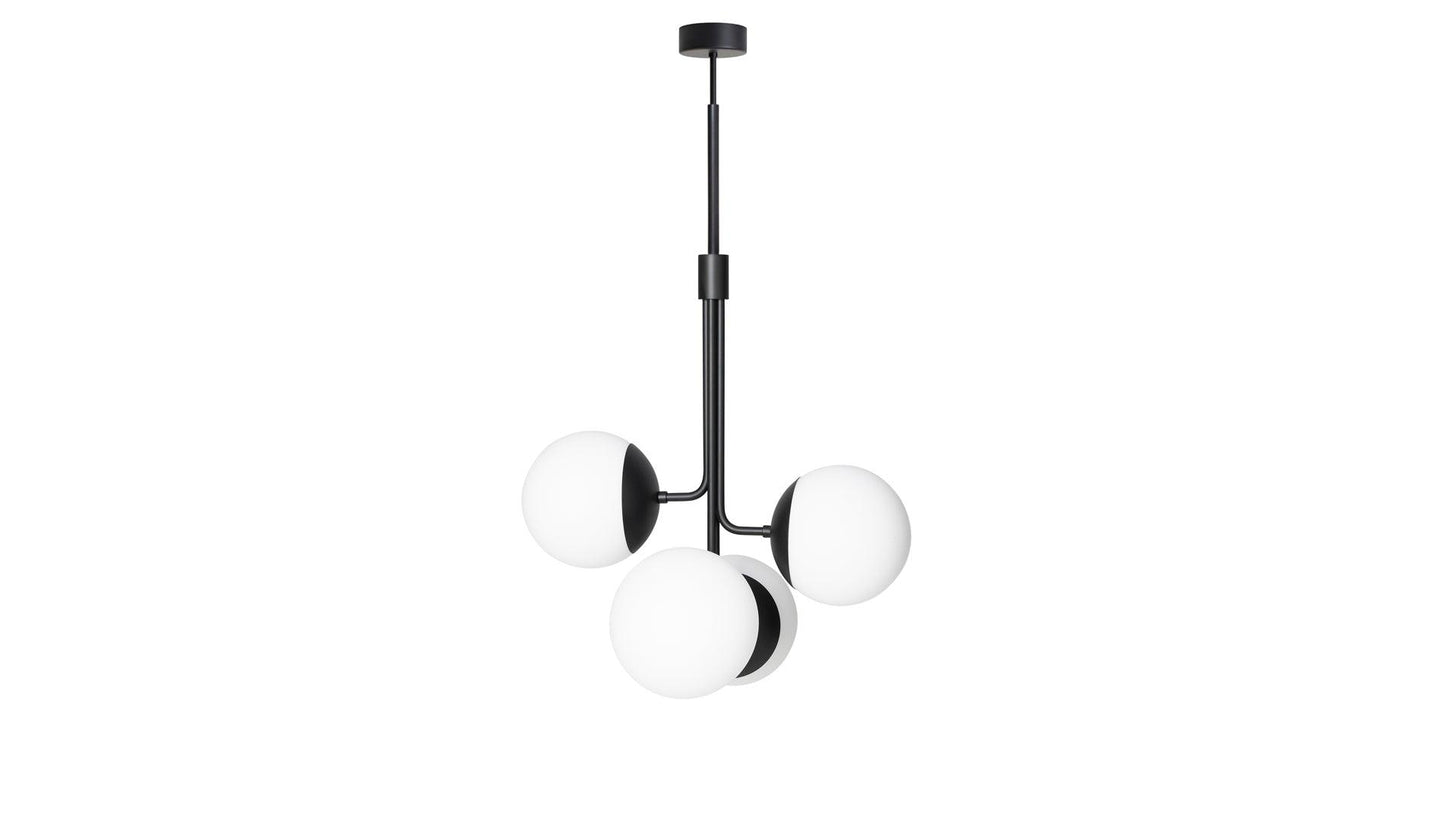 Rubn - Rubn Lord Bouquet Kronleuchter | Schwarz + Opal - Kronleuchter - Sarto Group