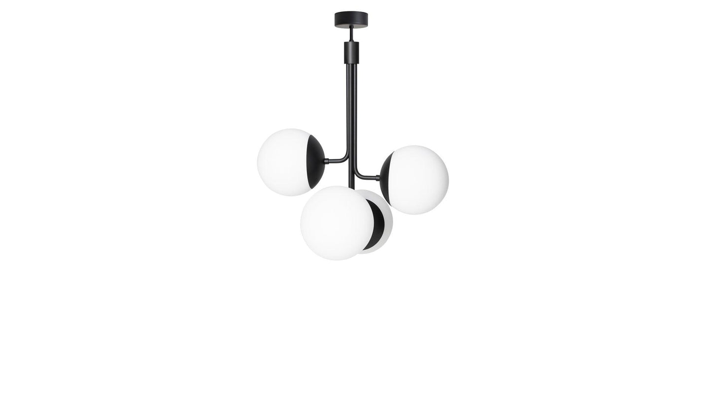 Rubn - Rubn Lord Bouquet Kronleuchter | Schwarz + Opal - Kronleuchter - Sarto Group