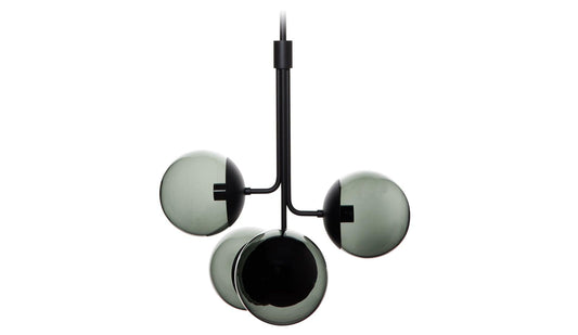 Rubn - Rubn Lord Bouquet Kronleuchter | Schwarz + Rauchgrau - Kronleuchter - Sarto Group