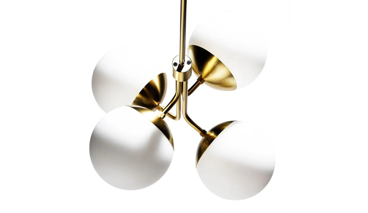 Rubn - Rubn Lord Bouquet Kronleuchter | Messing + Opal - Kronleuchter - Sarto Group
