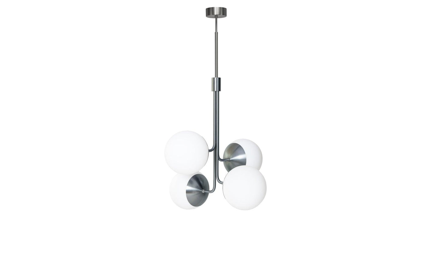 Rubn - Rubn Lord Bouquet Kronleuchter | Stahl + Opal - Kronleuchter - Sarto Group