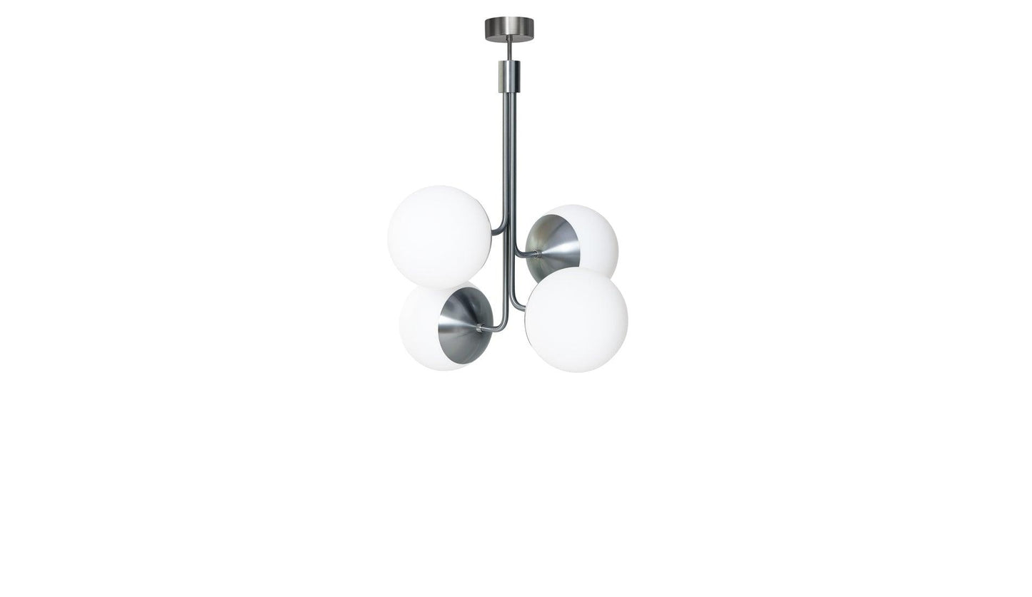 Rubn - Rubn Lord Bouquet Kronleuchter | Stahl + Opal - Kronleuchter - Sarto Group
