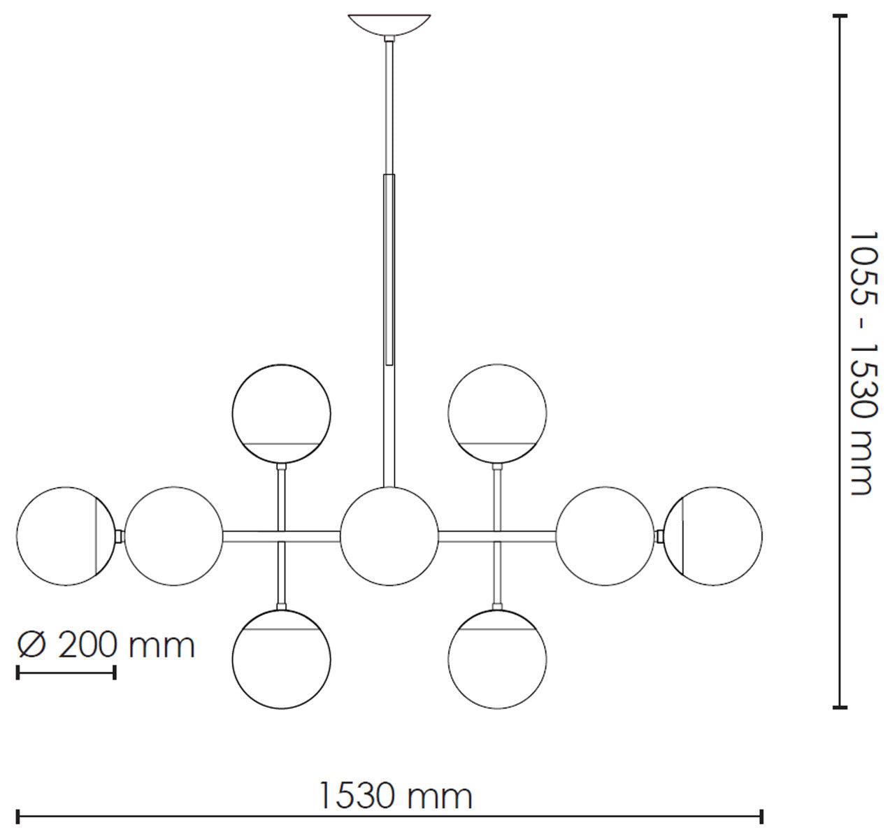 Rubn - Rubn Lord Ballroom Deckenleuchte - Deckenleuchten - Sarto Group