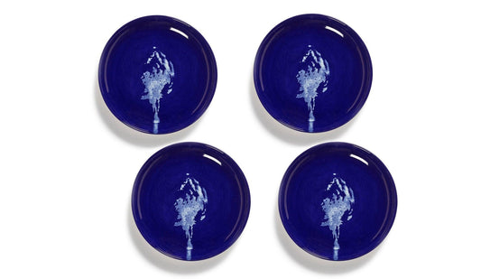 Serax - Serax Feast Teller XS 16 cm | Lapis Lazuli - Artichoke White | 4 Stk - Teller - Sarto Group