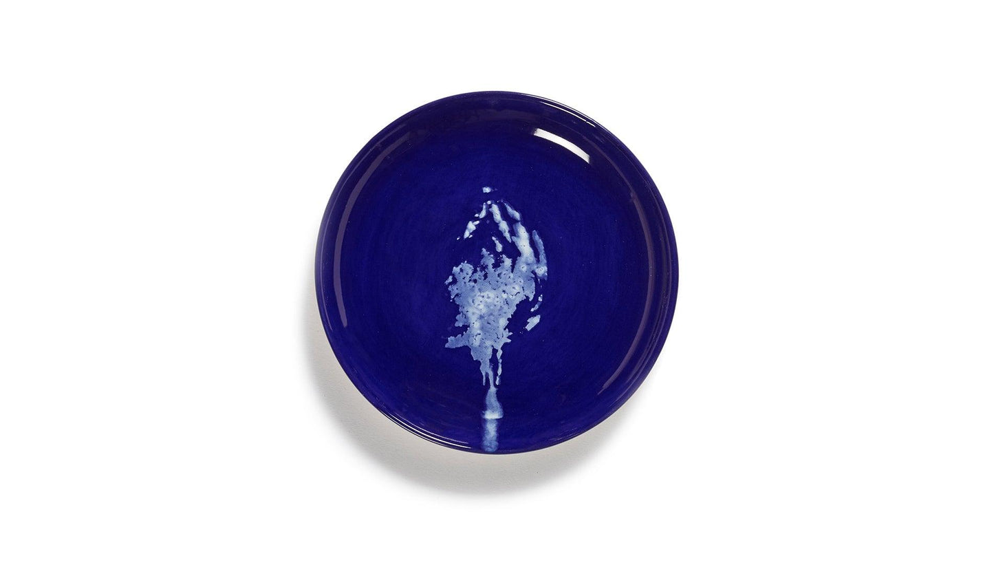 Serax - Serax Feast Teller XS 16 cm | Lapis Lazuli - Artichoke White | 4 Stk - Teller - Sarto Group