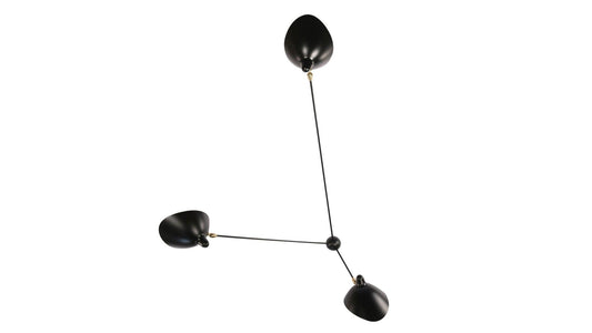 Serge Mouille - Serge Mouille Applique Araignée 3 bras fixes Wandleuchte - Wandleuchten - Sarto Group