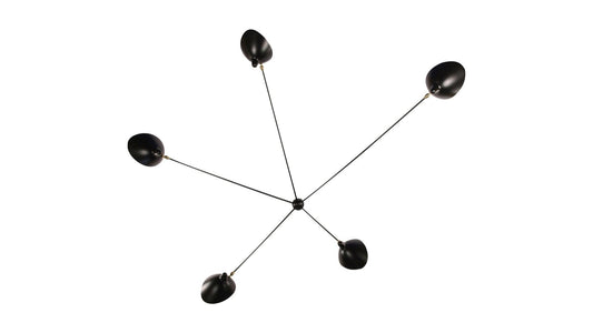 Serge Mouille - Serge Mouille Applique Araignée 5 bras fixes Wandleuchte - Wandleuchten - Sarto Group