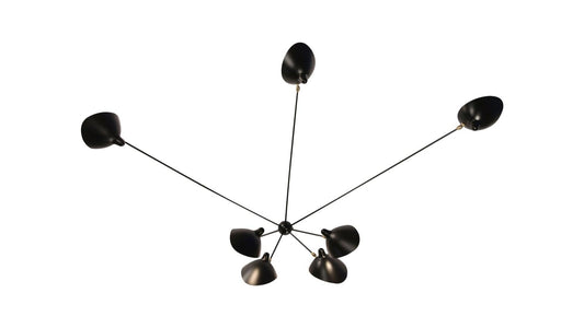 Serge Mouille - Serge Mouille Applique Araignée 7 bras fixes Wandleuchte - Wandleuchten - Sarto Group