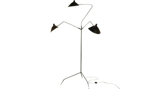Serge Mouille - Serge Mouille Lampadaire 3 bras Stehleuchte - Stehleuchten - Sarto Group