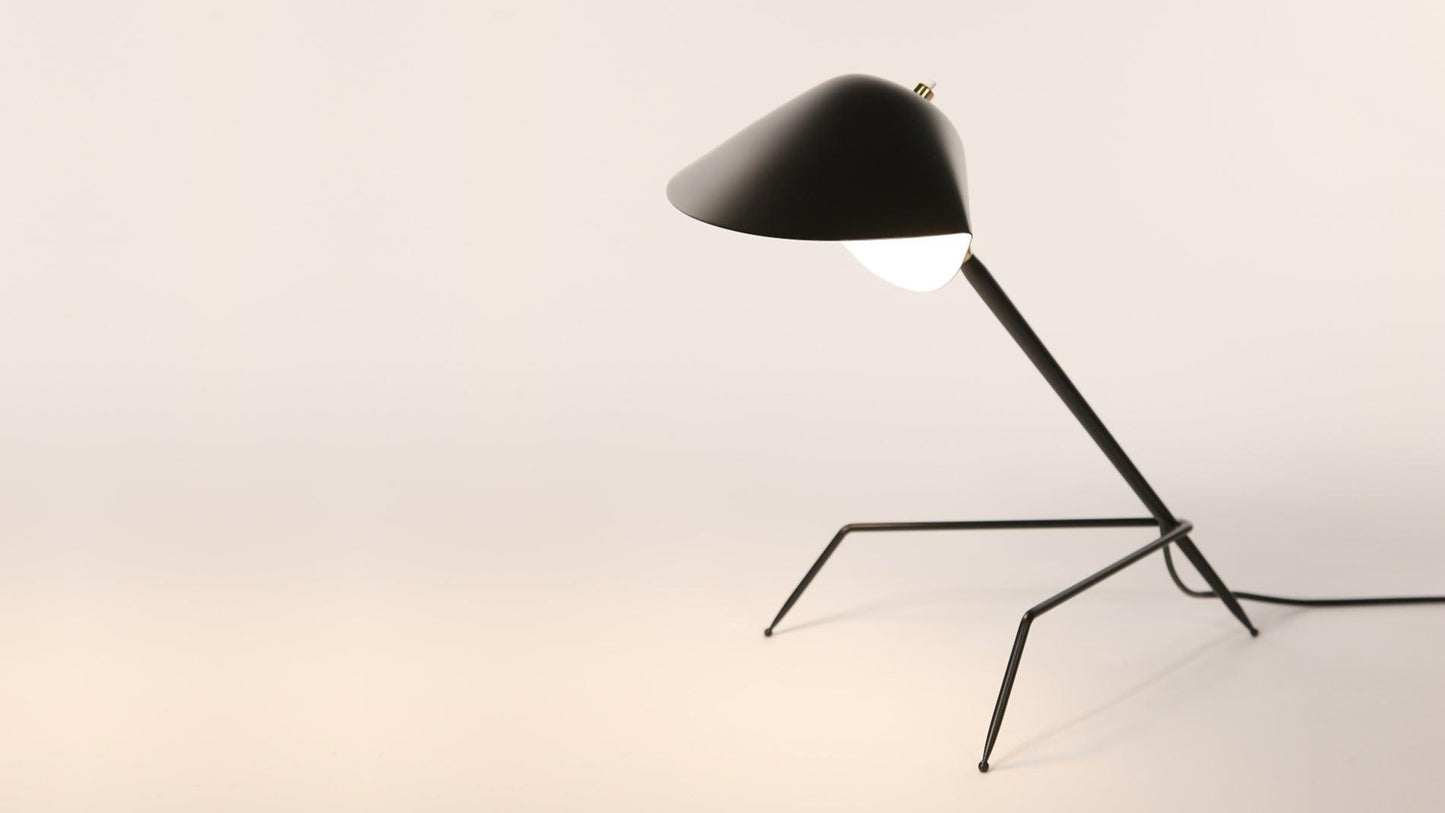 Serge Mouille - Serge Mouille Lampe de bureau Tripode Tischleuchte - Tischleuchten - Sarto Group