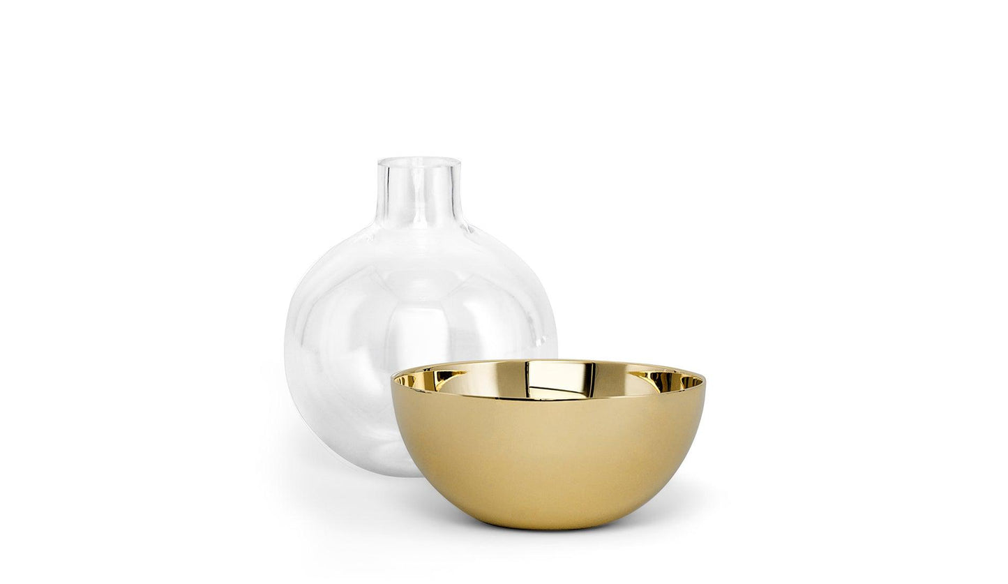 Skultuna - Skultuna Pomme Vase Medium Messing - Vasen - Sarto Group