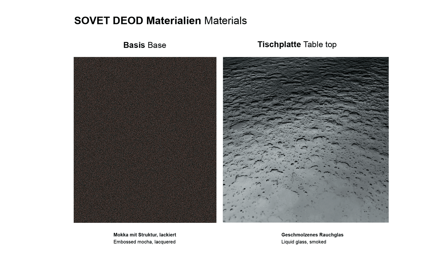 Sovet - Sovet Deod Two Base Tisch | Mokka - Esstische - Sarto Group