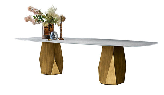 Sovet - Sovet Deod Two Base Tisch | Bronze - Pearl - Esstische - Sarto Group
