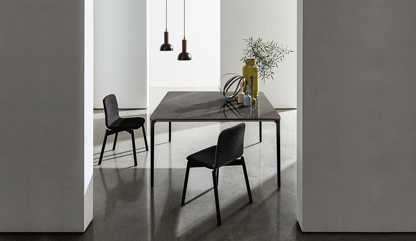 Sovet - Sovet Slim Square Esstisch | Schwarz - Keramik - Esstische - Sarto Group