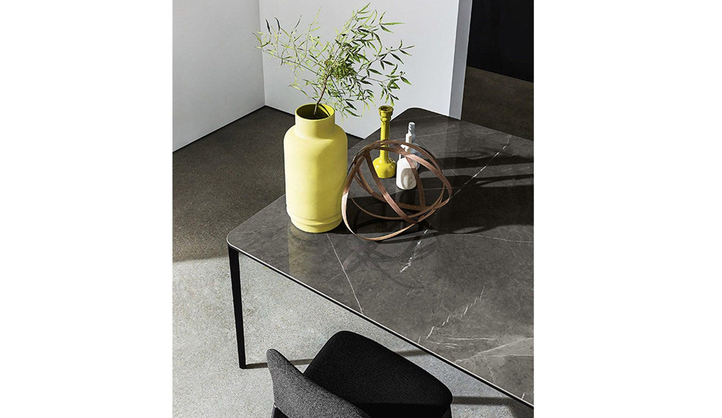 Sovet - Sovet Slim Square Esstisch | Schwarz - Keramik - Esstische - Sarto Group
